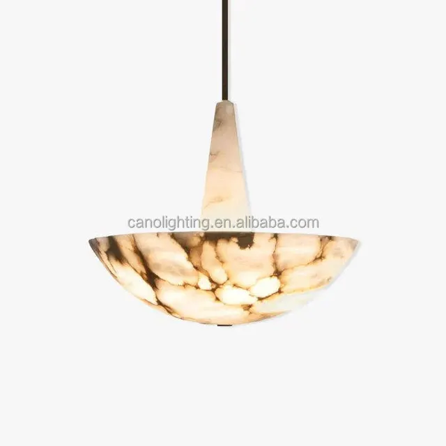 Suspension en albâtre Céléno, coupole conique