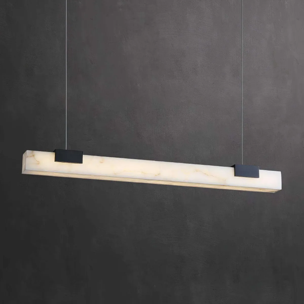 Suspension en albâtre Mizar, linéaire, vue 3 sur 6