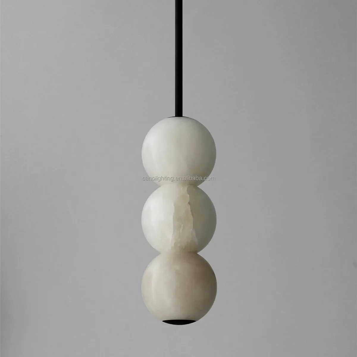 Suspension en albâtre Spica, trois sphères