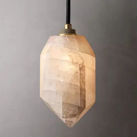 Suspension en albâtre Taygète, pierre taillée